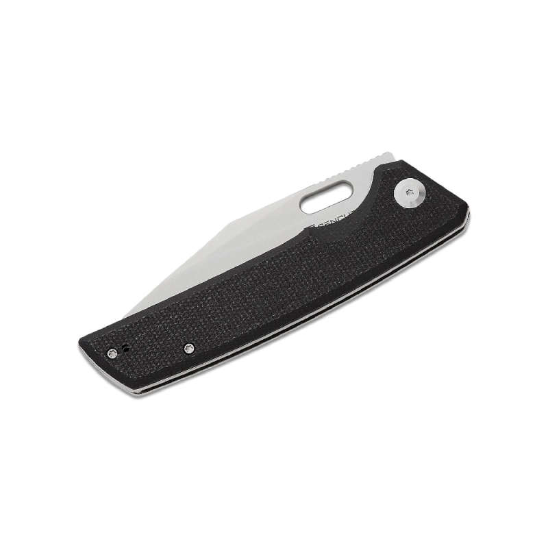 SENCUT-GLIDESTRIKE BLK CANVAS MICARTA HANDLE SATIN FINISH - S23018-4