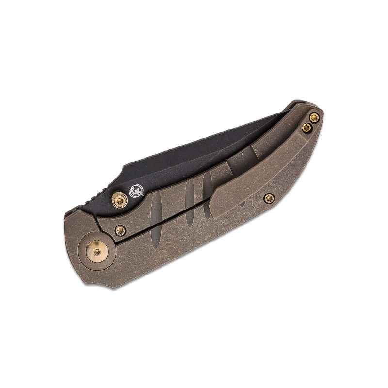 WE Knife Riff-Raff Bronze Titanium Handle - WE22020B-1