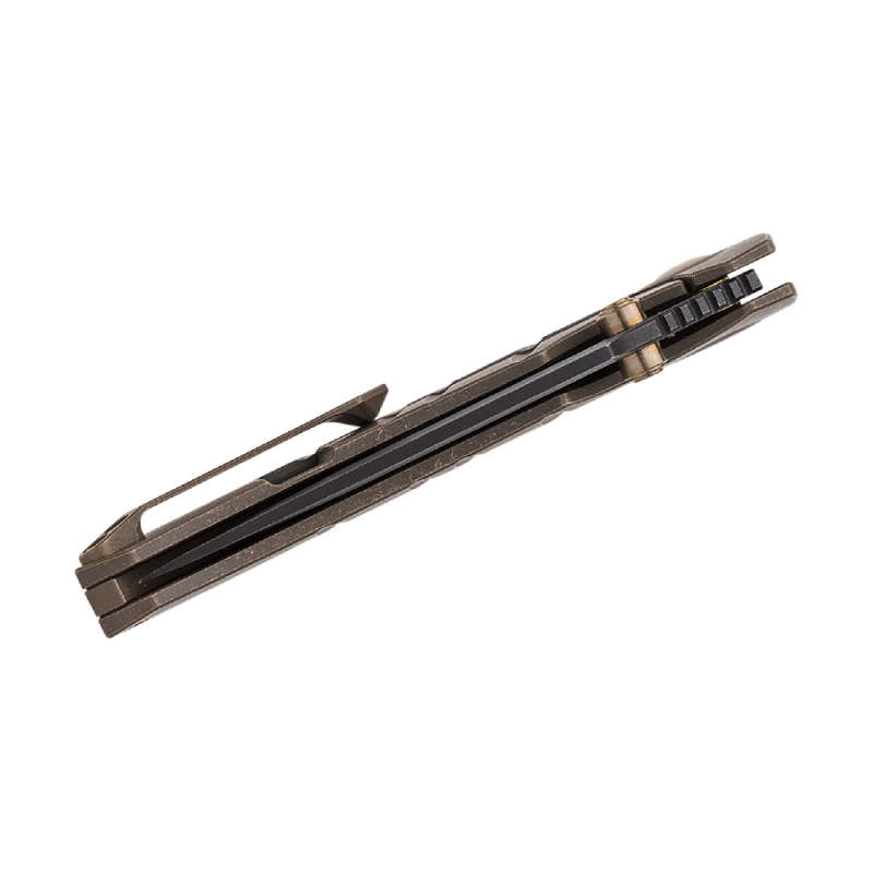 WE Knife Riff-Raff Bronze Titanium Handle - WE22020B-1