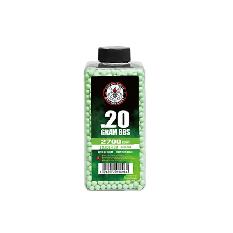 G&G 0.20g BB 2700R Green (Tracer BB)  G-07-264