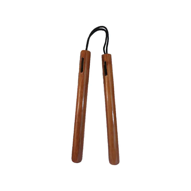 WOODEN STRING ROUND CHAKU 12" NATURAL - C109