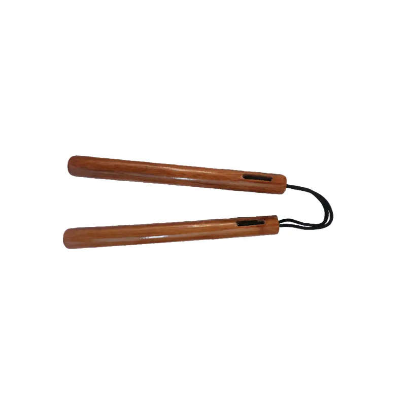 WOODEN STRING ROUND CHAKU 12" NATURAL - C109