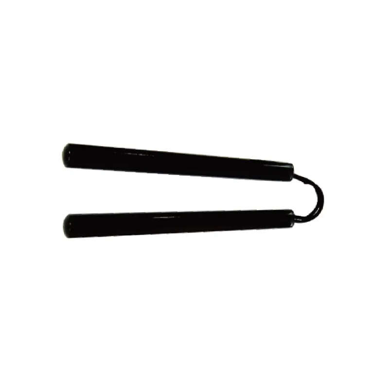 WOODEN STRING ROUND CHAKU 12"  BLACK -C109B