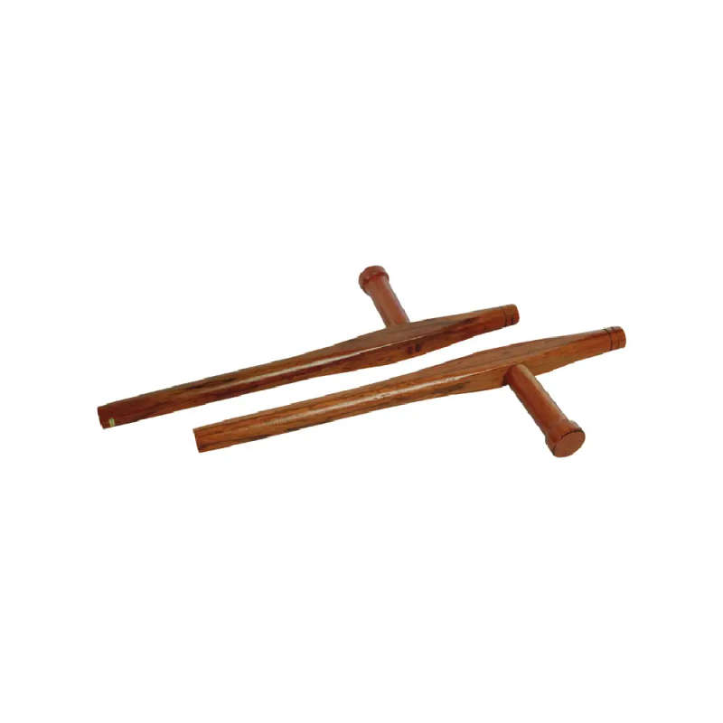 WOODEN TONFAS OKINAWA, 24" NATURAL - C711
