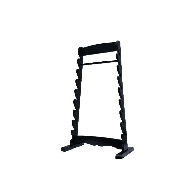 WOODEN SWORD DISPLAY 8 TIERS BLACK- C806