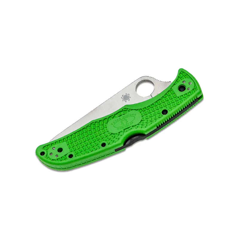 SPYDERCO PACIFIC SALT 2 LOCKBACK GREEN POCKET KNIFE - SC91FPGR2