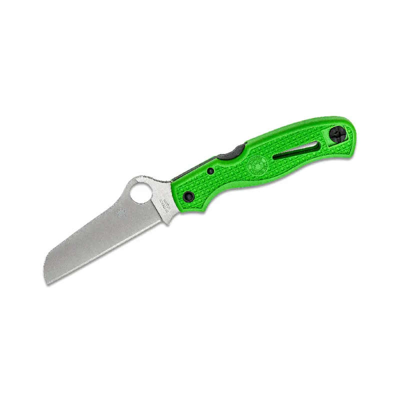 SPYDERCO ATLANTIC SALT LOCKBACK POCKET KNIFE GREEN - SC89FPGR