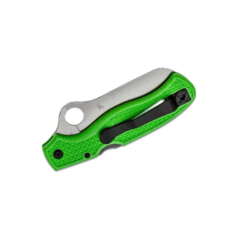 SPYDERCO ATLANTIC SALT LOCKBACK POCKET KNIFE GREEN - SC89FPGR