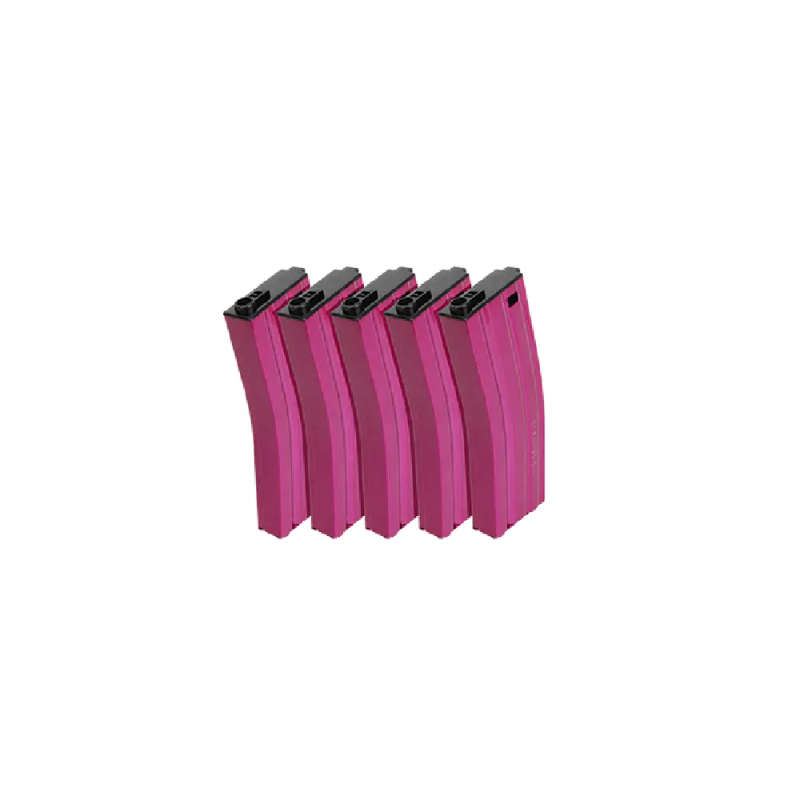 G&G 125R METAL MID-CAP MAGAZINE FOR GR16 (PINK) SINGLE - G-08-157