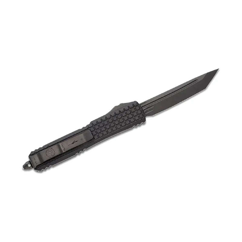 Microtech Ultratech T/E Shadow - Black Handle - Black Blade