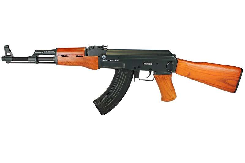 120916 KALASHNIKOV AK47 AEG BLOWBACK METAL/WOOD 550 BBS