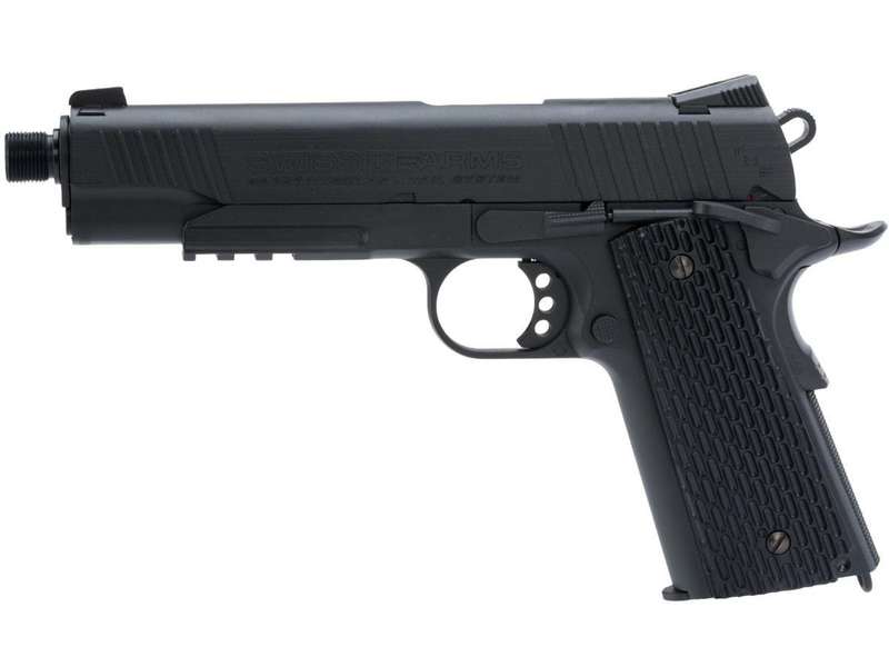 SWISS ARMS SA1911 TACTICAL RAIL BLACK 4.5M 288513