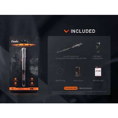 Fenix T6 Flashlight (Black)