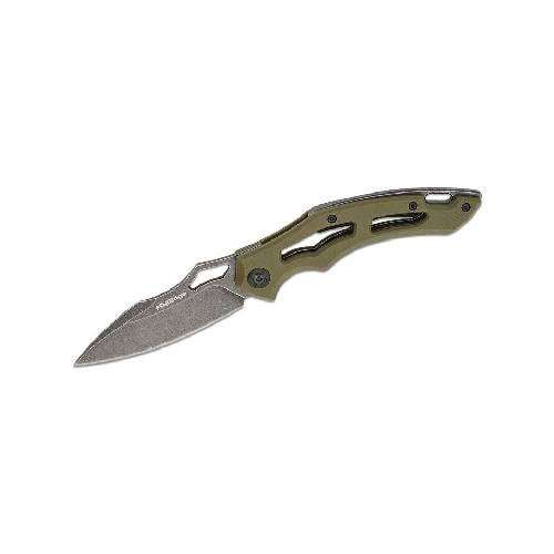 FOX EDGE SPARROW: Folding Knife, Stainless 8Cr13Mov Black PTFE Stone Washed - FE-033