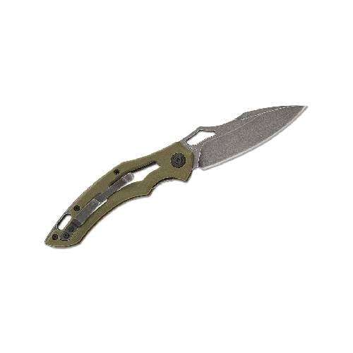 FOX EDGE SPARROW: Folding Knife, Stainless 8Cr13Mov Black PTFE Stone Washed - FE-033
