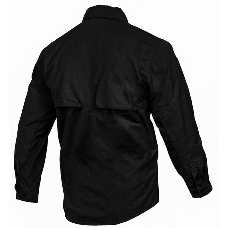 Ripstop Tactical L/S-Sleeve Shirt Black (CB)