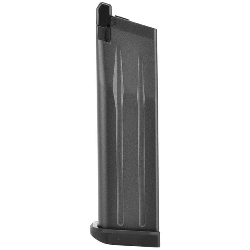 WE Airsoft MG-4-3G 28-Round Gas Magazine for Hi-Capa 4.3 GBB (Black)