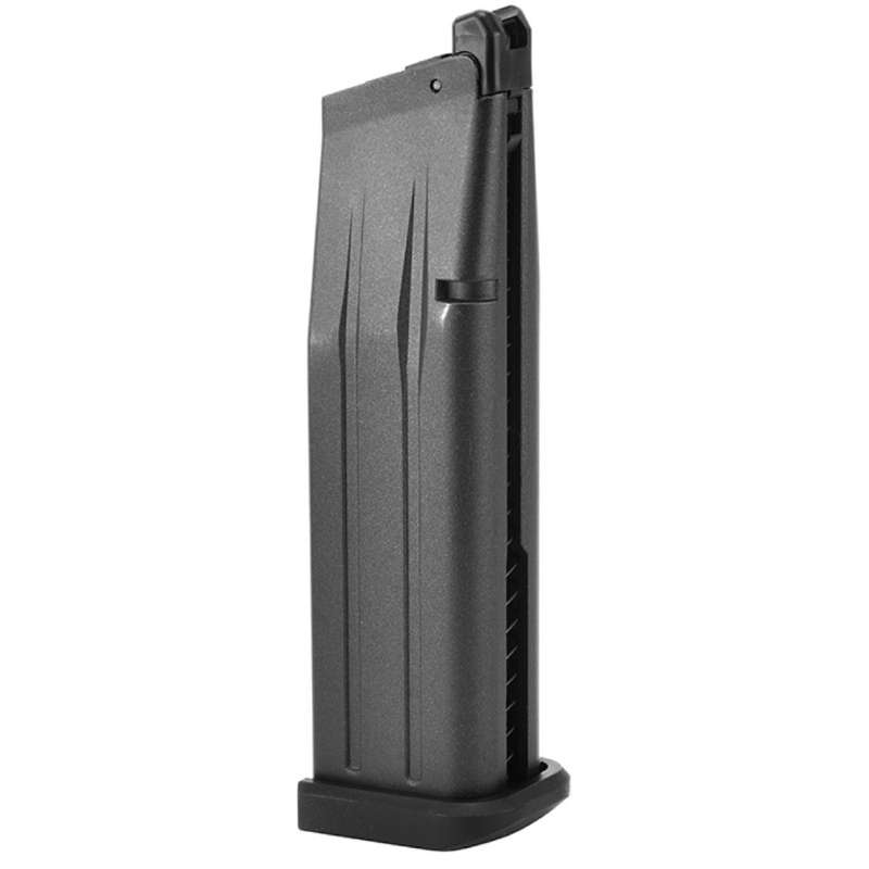 WE Airsoft MG-4-3G 28-Round Gas Magazine for Hi-Capa 4.3 GBB (Black)