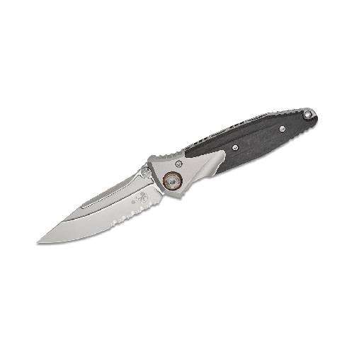 SOCOM Bravo Mini SE Titanium Handle Bead Blast Part Serrated Blue Ti Pivot Collar Carbon Fiber Sc...