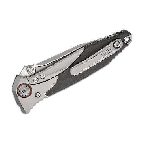 SOCOM Bravo Mini SE Titanium Handle Bead Blast Part Serrated Blue Ti Pivot Collar Carbon Fiber Sc...