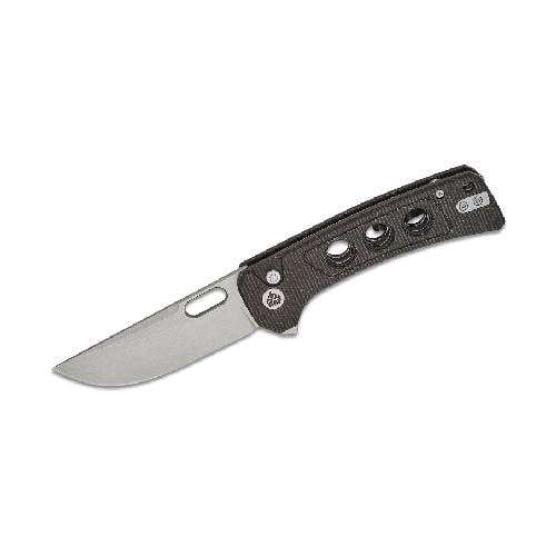 QSP UNICORN BUTTON LOCK 14C28N STONEWASHED DARK BROWN MICARTA - QS156-A1 