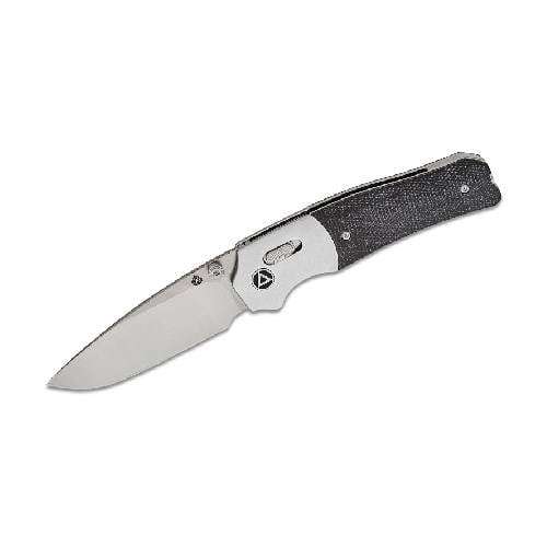 QSP VAULT GLYDE LOCK 14C28N STONEWASH SATIN BLACK MICARTA - QS157-A1