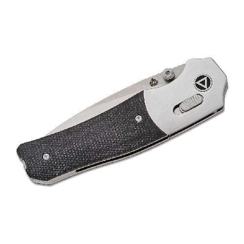 QSP VAULT GLYDE LOCK 14C28N STONEWASH SATIN BLACK MICARTA - QS157-A1