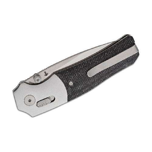 QSP VAULT GLYDE LOCK 14C28N STONEWASH SATIN BLACK MICARTA - QS157-A1