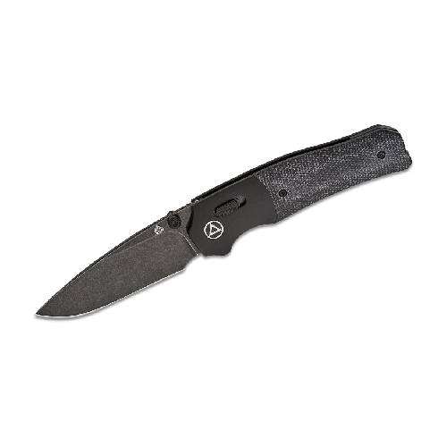 QSP VAULT GLYDE LOCK 14C28N BLACK STONEWASH SATIN BLACK MICARTA - QS157-A2