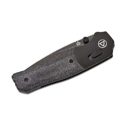 QSP VAULT GLYDE LOCK 14C28N BLACK STONEWASH SATIN BLACK MICARTA - QS157-A2