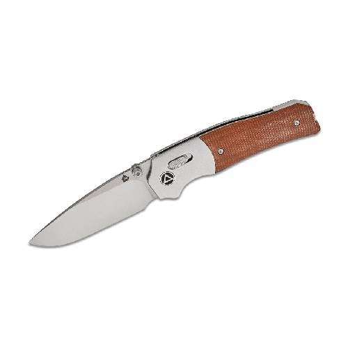 QSP VAULT GLYDE LOCK 14C28N STONEWASH SATIN TAN MICARTA - QS157-C1