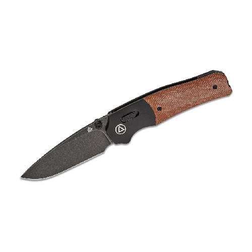 QSP VAULT GLYDE LOCK 14C28N BLACK STONEWASHED TAN MICARTA - QS157-C2