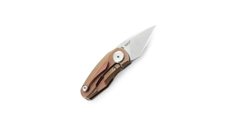 BESTECH BT1912D M390 BLADE,TITANIUM-STONEWASH FINISH-PINKF