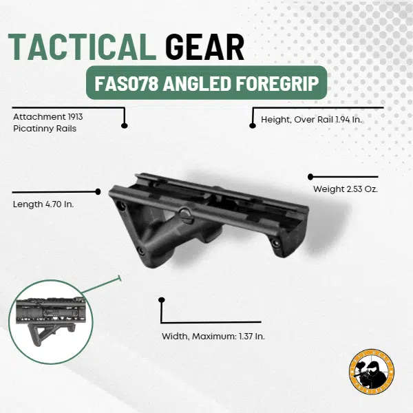 Angled Foregrip - FAS078