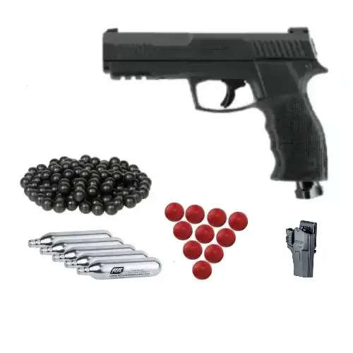 Umarex T4E HPD50/TP50 GEN2 Black .50CAL 13J - 2.4066 Holster Combo