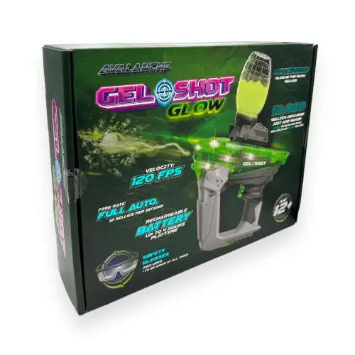 Gel Shot Glow Blaster - Glow-in-the-Dark with 10 000 Gellies Water Beads - GS-1000-GL