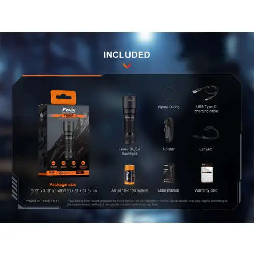 Fenix TK05R LED Flashlight