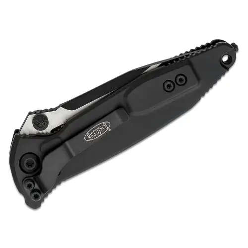 Microtech Socom Elite S/E-M Black Tactical Partial Serrated - 160-2T