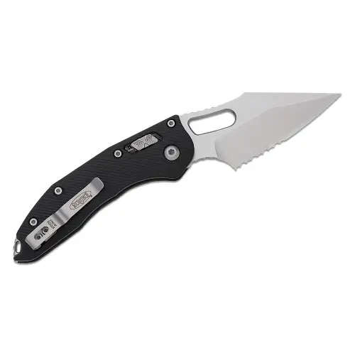 Microtech Stitch S/E RAM-LOK Fluted G-10 Black P/S - 169RL-11FLGTBK