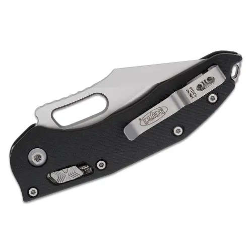 Microtech Stitch S/E RAM-LOK Fluted G-10 Black P/S - 169RL-11FLGTBK