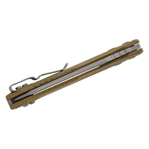 Microtech MSI® S/E Fluted G-10 OD Green Apocalyptic® Standard - 210-10APFLGTOD