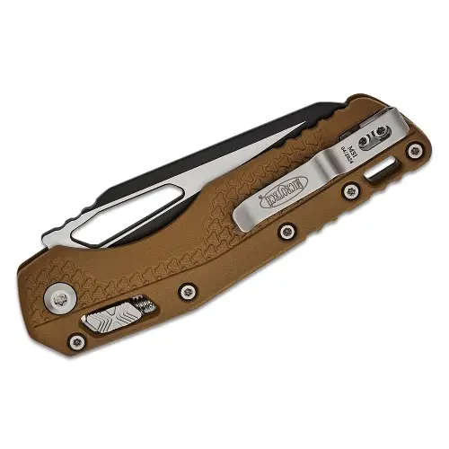 Microtech MSI® S/E Tri-Grip Polymer Dark Earth Standard - 210T-1PMDE
