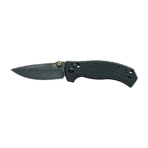 Fox ANZU: Folding Knife, Stainless Steel Magnacut Black PVD Blade, Black G10 Handle - FX-560 G10B