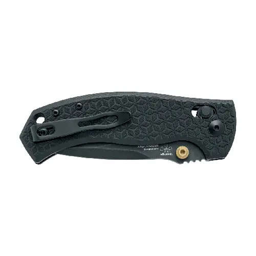 Fox ANZU: Folding Knife, Stainless Steel Magnacut Black PVD Blade, Black G10 Handle - FX-560 G10B