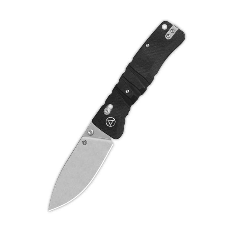 QSP Ripley Glyde Lock Pocket Knife 14C28N Blade Black G10 Handle - QS160-A1