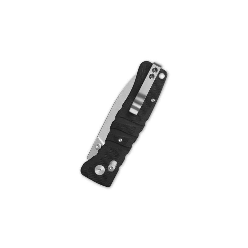 QSP Ripley Glyde Lock Pocket Knife 14C28N Blade Black G10 Handle - QS160-A1