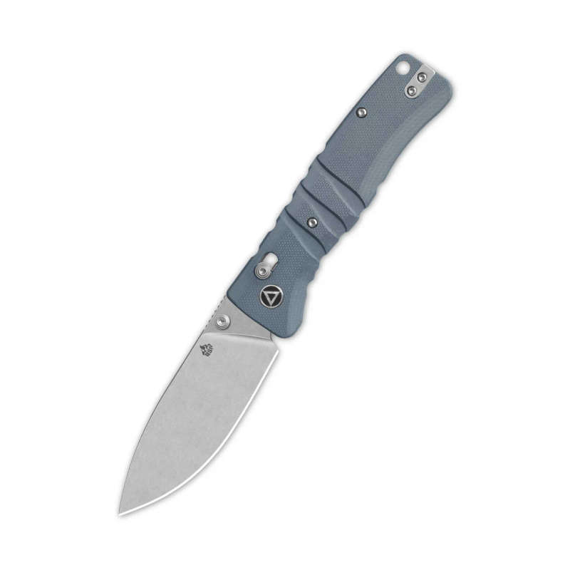 QSP Ripley Glyde Lock Pocket Knife 14C28N Blade Gray G10 - QS160-B1