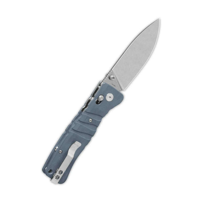 QSP Ripley Glyde Lock Pocket Knife 14C28N Blade Gray G10 - QS160-B1