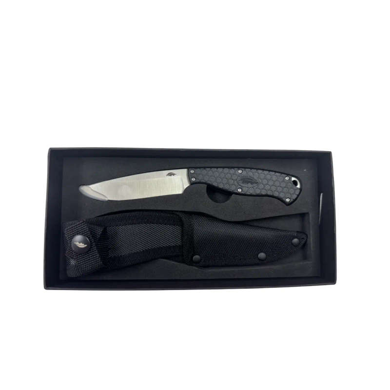 Honey Badger Outfitter Fixed blade Camp Knife - B Nylon Sheath - HB5301