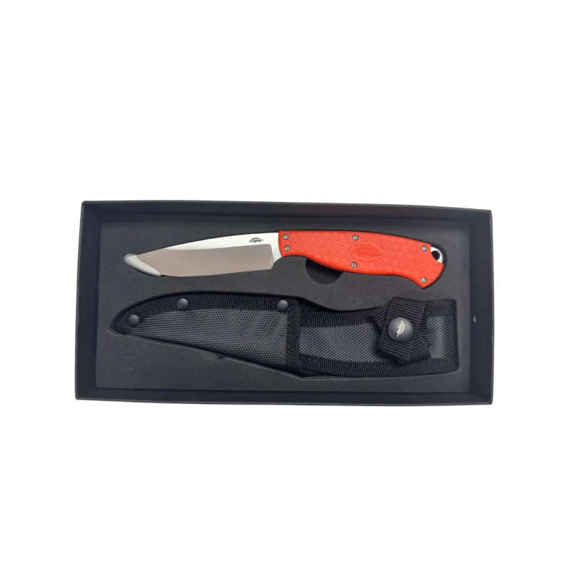 Honey Badger Outfitter Fixed Blade Camp Knife, Nylon Sheath - HB5303